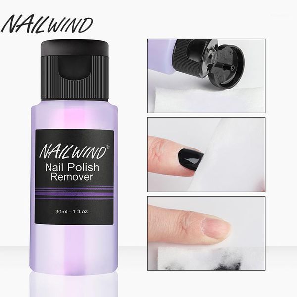 

30ml nail cleaner remover 1pcs lint-wipes clip degreaser art tool for manicure only polish1