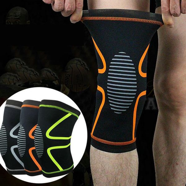 

elbow & knee pads aipbunny professional pressurization hiking cycling brace tennis basketball support protective sports safety, Black;gray