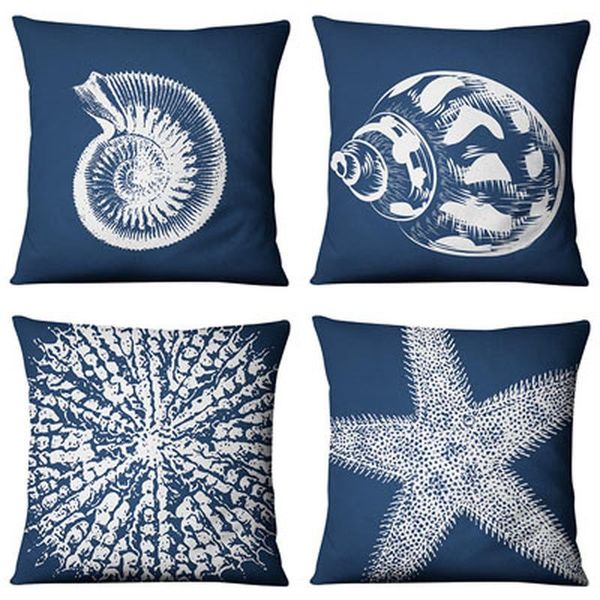 

american marine style linen pillowcase home decoration living room sofa cushion cover 45*45cm office rest cushion/decorative pillow