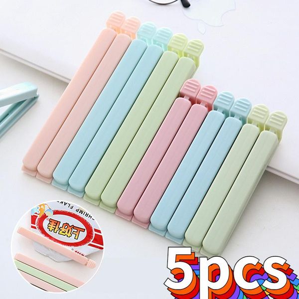 

storage bags 5pcs sealing clip snack food sealed bag plastic