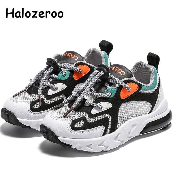 

sneakers spring kids sport boys brand running shoes children slip on chunky baby girls mesh casual trainers, Black;red