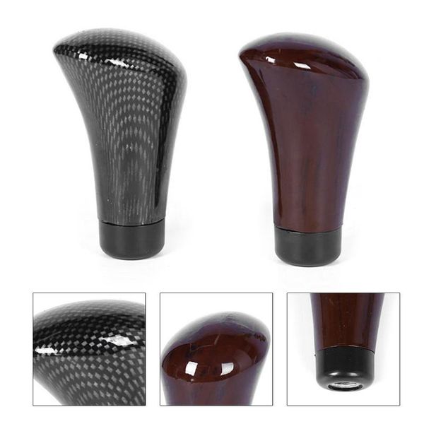 

car seat covers j60f universal auto gear stick shift knob carbon fiber style imitation mahogany 5 speed shifter