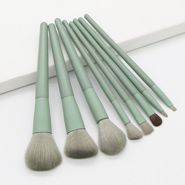 

makeup brushes set clean easily dustproof synthetic fiber eyeshadow for beauty