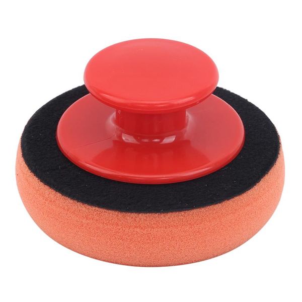 

5pcs/set car wax wash polish pad sponge cleaning foam kit terry cloth microfiber applicator pads gripper handle car-styling