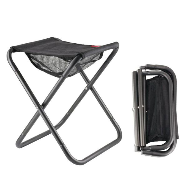 

portable folding bench fishing chairs superhard high load camping hiking accessories