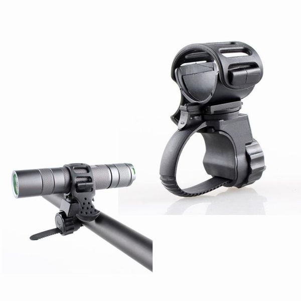 

bike lights bicycle light bracket mount holder antiskid cycling torch clip 360 degree rotation