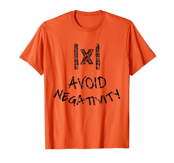 

Funny Nerd Math Teacher AVOID NEGATIVITY Absolute Value T-Shirt, Mainly pictures