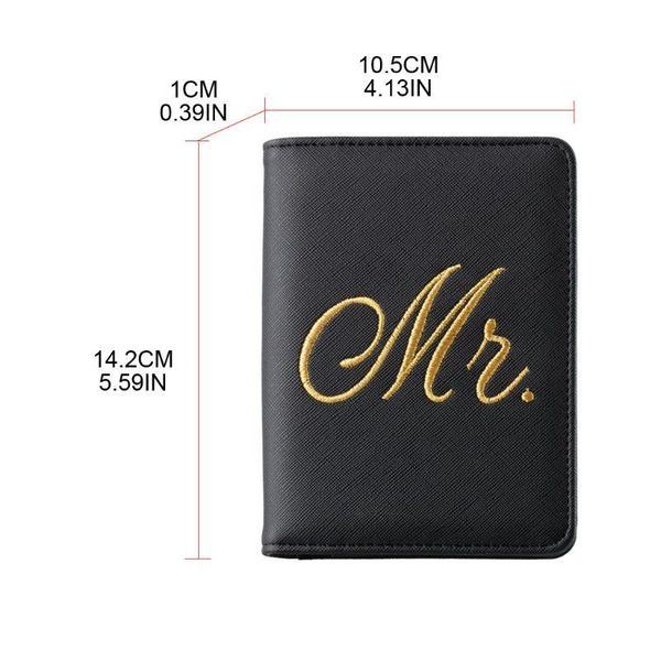 

card holders 28gd married wedding honeymoon passport cover holder case organizer id travel protector, Brown;gray