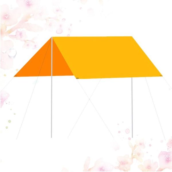 

tents and shelters outdoor tent multifunction large sun block keep out rain shelter for travel gathering (green, tent, with other accessori