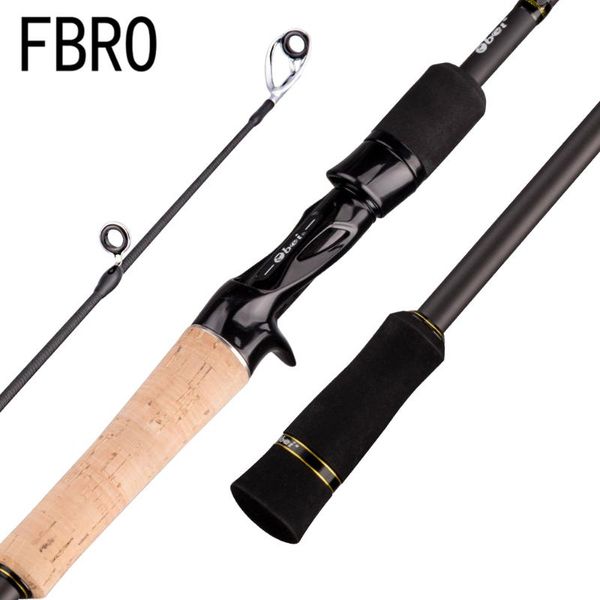 

boat fishing rods fbro elf casting spinning rod1.8 2.1 2.4m m/mh travel street bait double tips fast rod vara de pesca