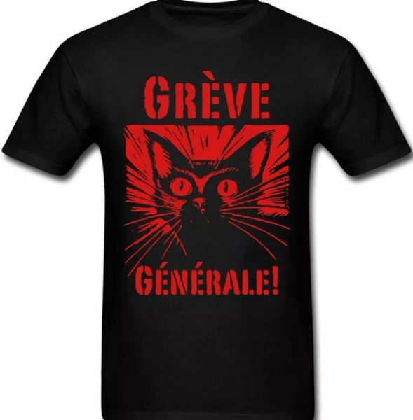 

industrial workers of the world solidarity union greve cat iww t shirt tee, White;black