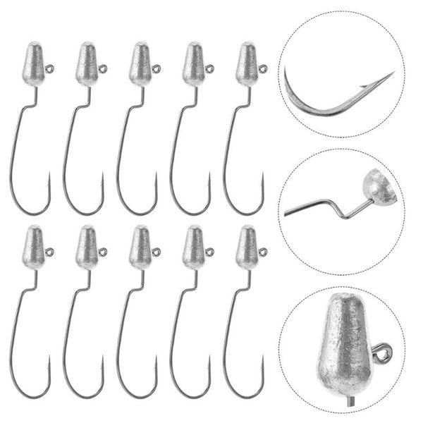 

fishing hooks 10 pcs counterweight wild angling long-range cast fish