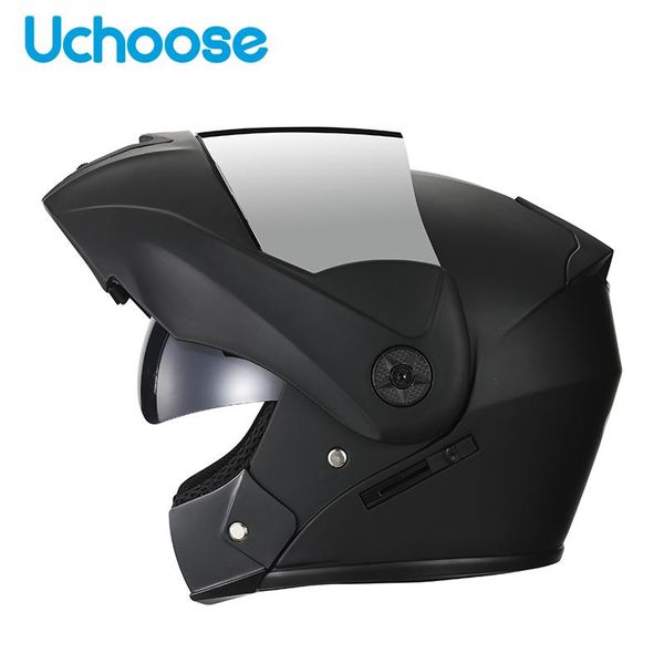 

motorcycle helmets flip up helmet full face racing motorbike double sun visor casco motohelmets capacete motocross men adult