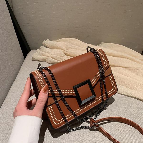 

evening bags fashion women's bag 2021 brand designer shopping single shoulder diagonal chain travel handbag walle