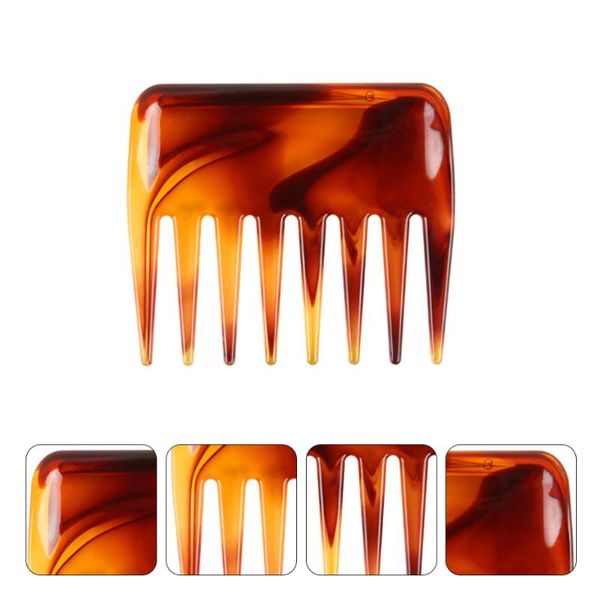 

hair brushes 2pcs wide tooth combs detangling brush styling, Silver