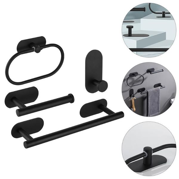 

towel racks 1 set punch-rack kit stainless steel bathroom hanging tissue