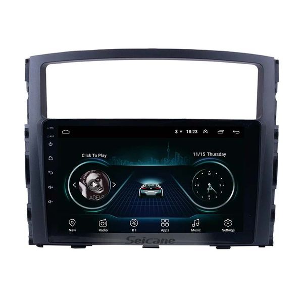 Android 9-дюймовый 2din автомобильный DVD-радио GPS-плеер для Mitsubishi Pajero V97 / V93 2006-2013 головной блок