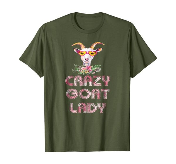 

funny goat lady t shirt crazy farmer tee gift retro vintage, Mainly pictures