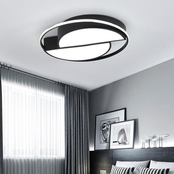 

ceiling lights simple modern light led living room round white remote control dimmable bedroom/study/luster