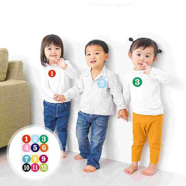 

gift wrap 2 sheets round number stickers practical paster home decoration