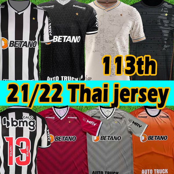 

2021 2022 champion atletico mineiro soccer jersey atlÃ©tico diego costa manto da massa 113 special edition black 21 22 fred cazares otero mou, Black;yellow