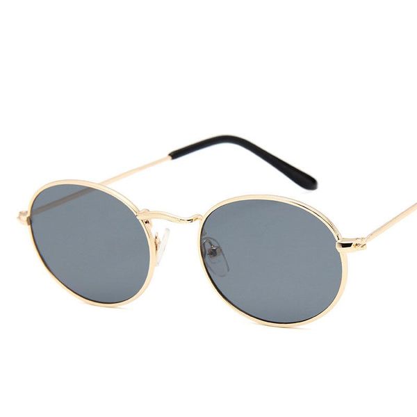 

sunglasses oval women clear sun glasses trendy eyeglasses alloy spectacles black uv400 eyewear, White;black