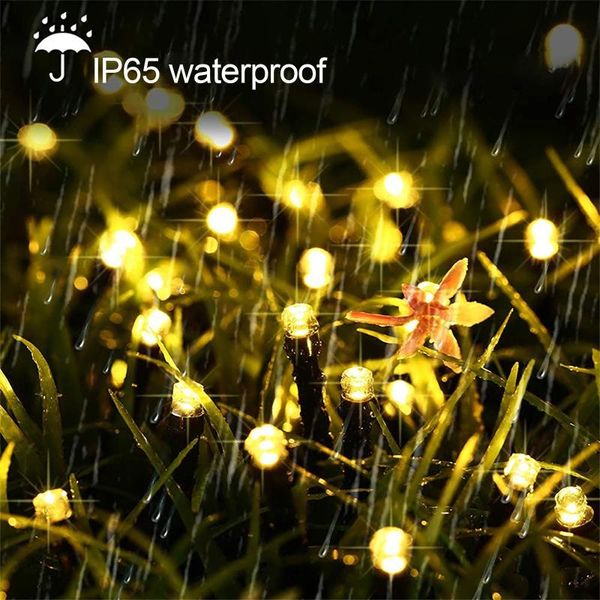 

strings led solar light outdoor waterproof 8 types of atmosphere lightfairy lights garland power lamp garden