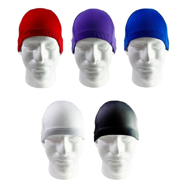 

ball caps spandex dome cap helmet bottomed hat bald, Blue;gray