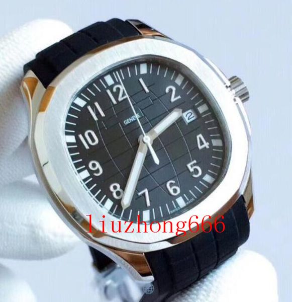 

new sports u1 factory mens watch aquanaut 2813 automatic movement watches stainless steel case black dial 5711 wristwatches, Slivery;brown