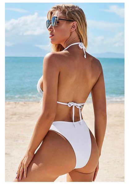 Swimwear femminile WR Losportsve Sexy Bikini Set da 2 pezzi Swimsuit Women Bathing Sumping Sumping v Waist Mini Fashion Monokini Auger Swimming