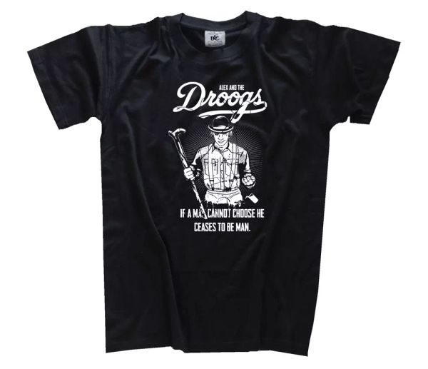 

famous movie - alex and the droogs film t-shirt s-xxxl, White;black