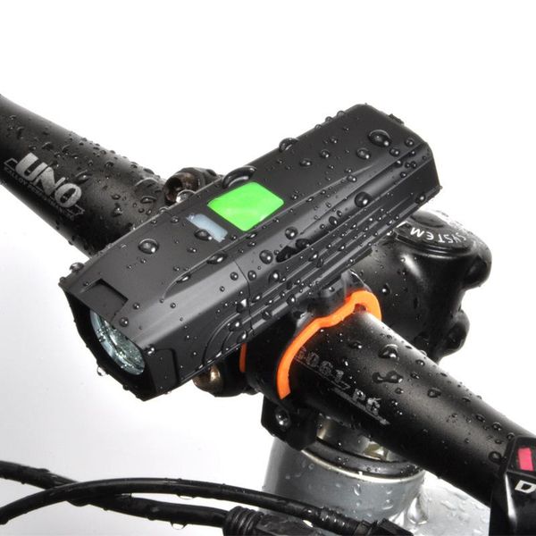 

bicycle accessories usb chargeable bike lights front lamp set 2000amh t6 led headlight