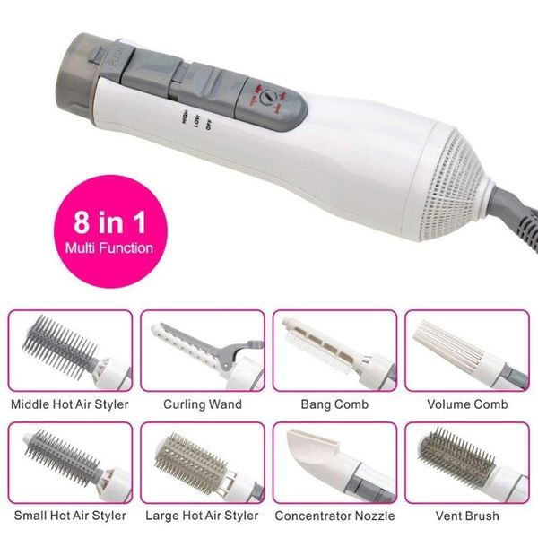 

in 1multifunctional hair dryer air brush hairdryer set volume styler curling comb electric blow brushes