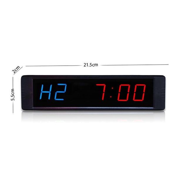 

wall clocks 1" gym training fitness timer clock led digital crossfit tabata watch