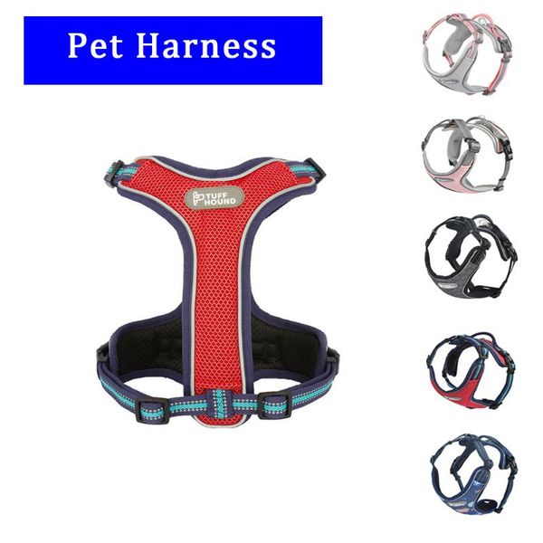 

dog collars & leashes 2021 dropshopping arrivals harness for small large breathable mesh bright colors no pull service