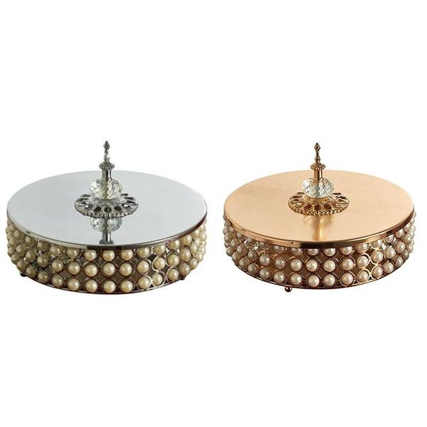 

mirror base tray vanity ornate with lids faux pearls decor candy box wedding favor party supply kitchen storage & organization