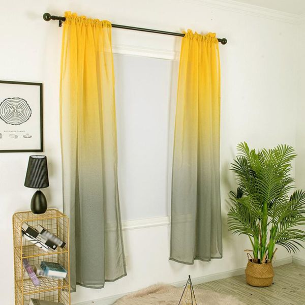 

curtain & drapes panel pole living room easy install girls curtains home polyester bedroom decor window parlou extra long gradient blackout
