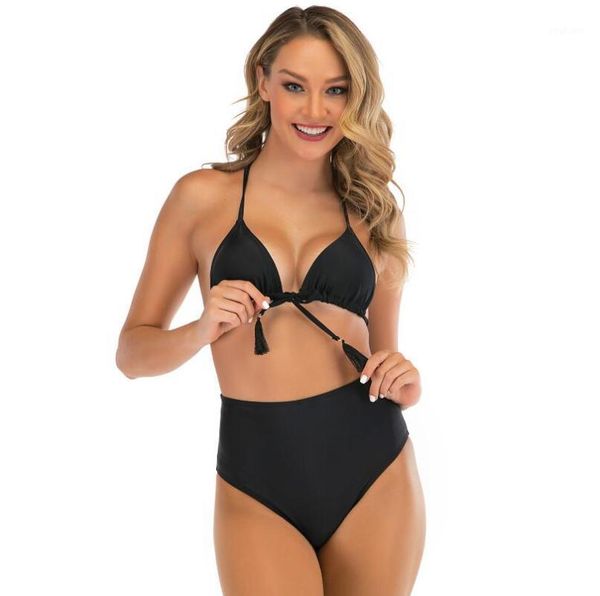 

women's swimwear swimsuit bikini set push up low waist bathing suits beach wear swimming suit for women, White;black