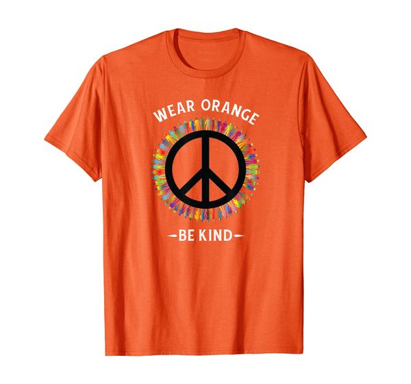 

wear orange be kind - anti-bullying unity day 2019 t-shirt, White;black