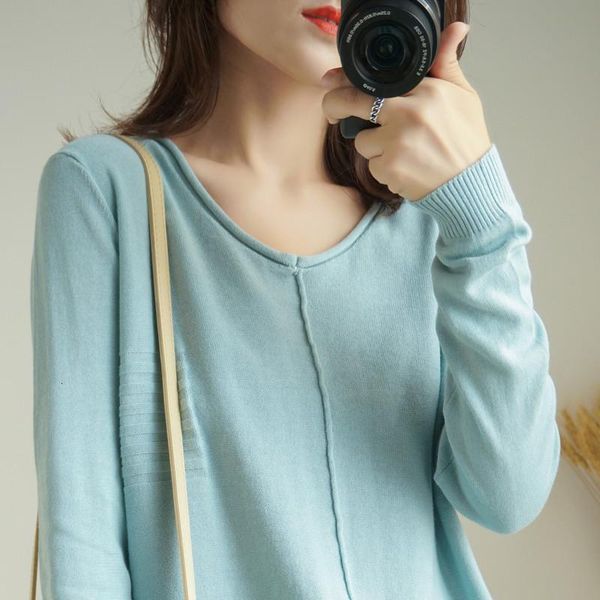 

dress cotton with low-cut v mesh tshirt solid sleeve long femme casual shirt spring women's fashionable shirts s735, Black;gray