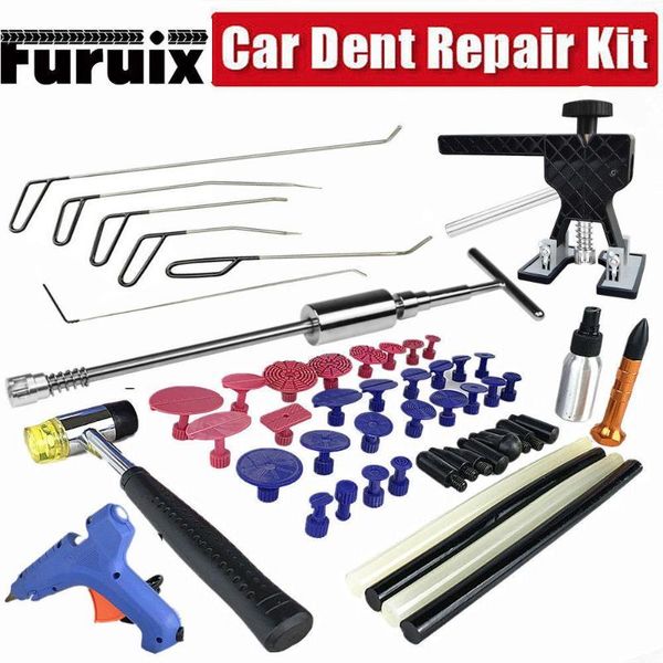 

professional hand tool sets rods kits paintless dent repair removal puller tools push spring steel tail set car