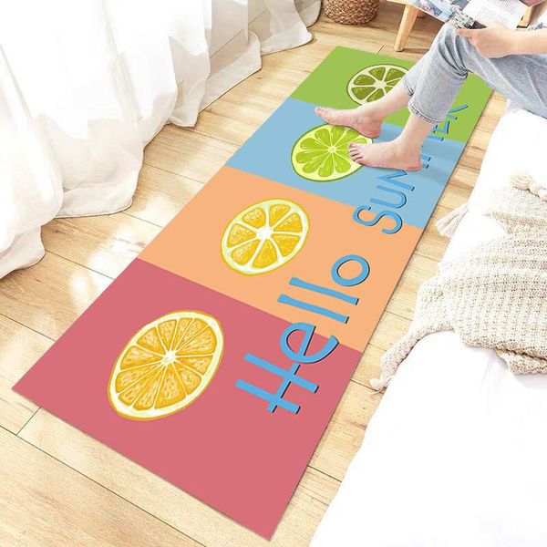 

cushion/decorative pillow modern kitchen mat long strip bedroom entrance doormat home floor decoration living room carpet bathroom non-slip