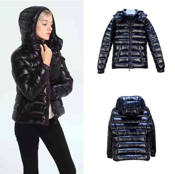 

women's down & parkas mon classic women white duck s jacket fashion luxury designer womens puffer coat winter warm outdoor outwear a766, Black