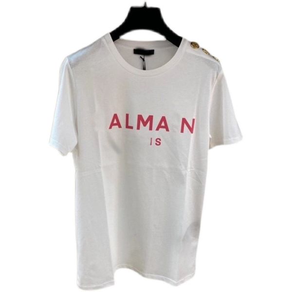 

21ss t shirt spring and summer clothing letter logo printing round neck pullover short sleeve t-shirt size s-xxl, White;black