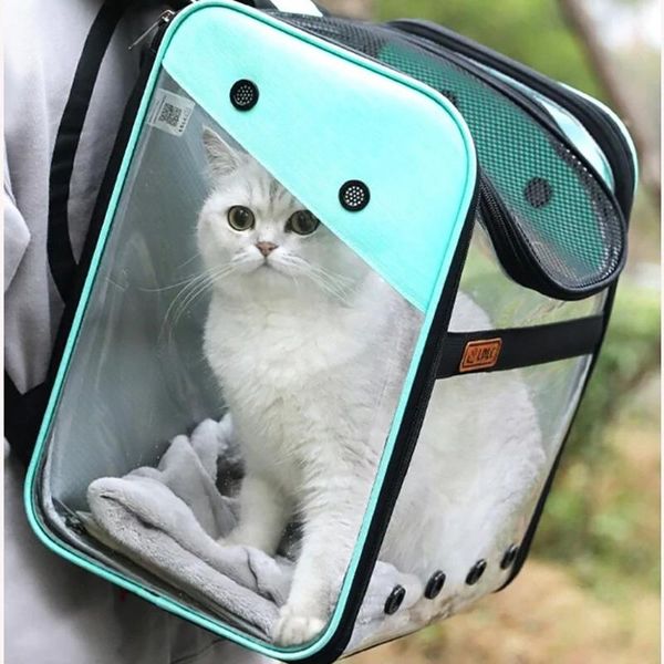 

dog car seat covers cat bag breathable portable pet carrier transparent visible backpack small dogs outdoor travel carry #yl10