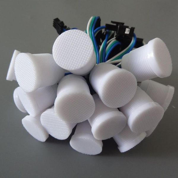 

lighting module ws2811 dc5v 20mm pixel led full color smd milky white cover waterproof for advertisement modules