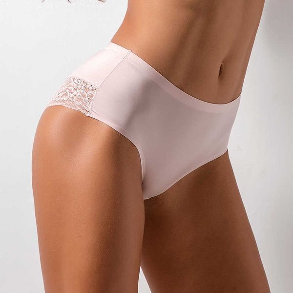 

women's panties 1 pcs for woman seamless underwear lace briefs solid female women lingerie new bannirou, Black;white