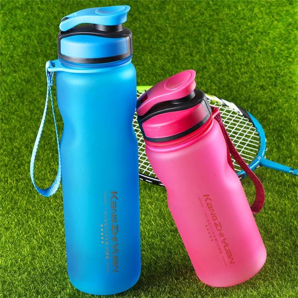 

water bottle riding 1l space capacity cup frosted bicycle portable sports travel outdoor plastic fitness