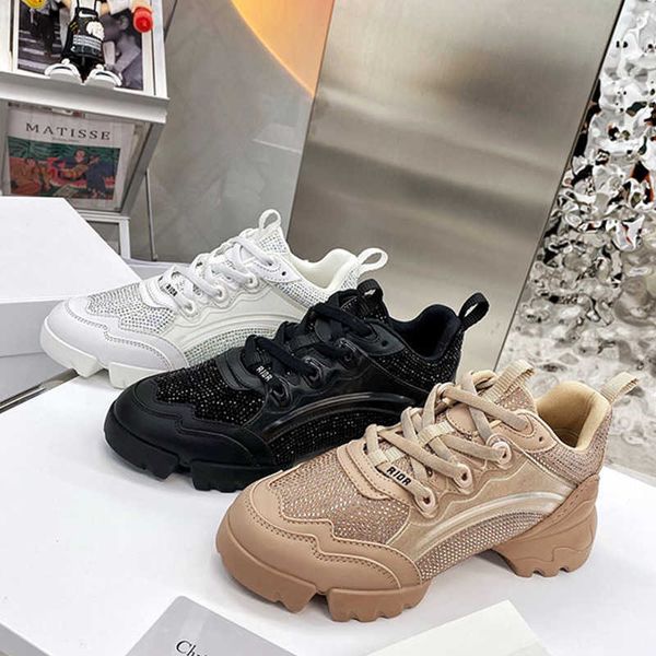 

2021 spring d family rhintone black daddy sho women's sports casual fashion running
