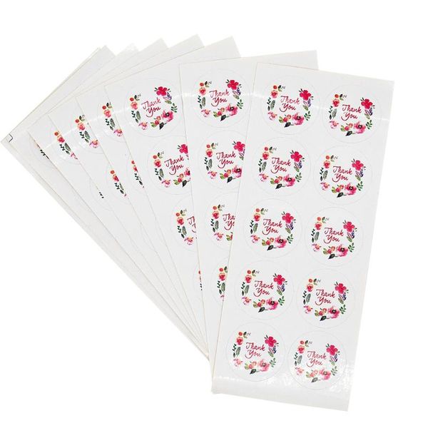 

gift wrap 60pcs thank you stickers 3.5cm round seal label sticker diary stationery for wedding party decor handmade